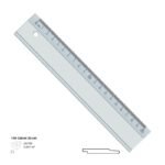 სახაზავი პლასტ. გამჭირვალე 20სმ (ARK149)