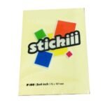 ჩასანიშნი წებადი PAPERLINE 100ფ 75*100 CANARY STK100CAN