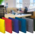 საქაღალდე 2 ღილაკით A4 ლურჯი COMIX