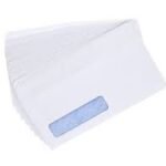 კონვერტი დიპლომატი ფანჯრიანი 105*240 (ZF)110 გრ