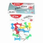 ჭიკარტი ლურსმანი ფერადი 50ც მ/კ DINGLI DL833