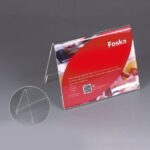 სავიზიტე პლასტმასის გამჭვირვალე FOSKA J2005-2